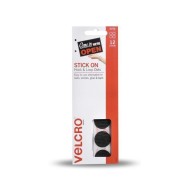 VELCRO HANDYDOTS H&L 22MM(12 DOTS)BLK HS