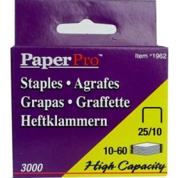 PAPERPRO 1962 HEAVY DUTY STAPLES 25/10