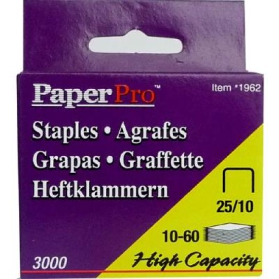 PAPERPRO 1962 HEAVY DUTY STAPLES 25/10