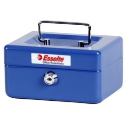 ESSELTE CLASSIC CASH BOX NO6 BLUE ESSELTE CLASSIC CASH BOX NO6 BLUE