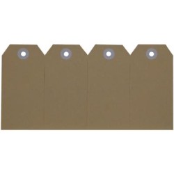 ESSELTE SHIPPING TAGS NO.2 40X82MM BUFF