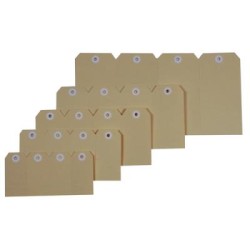 ESSELTE SHIPPING TAGS NO.8 80X160MM BUFF