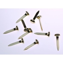 ESSELTE PAPER FASTNR BR STEEL 19MM BX200