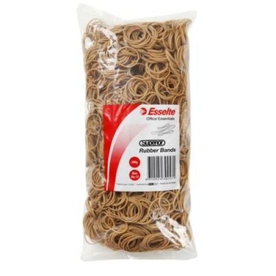 Waugh SUPERIOR RUBBERBAND SIZE 12 500GM BG