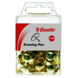 ESSELTE DRAWING PINS BRASS PK150