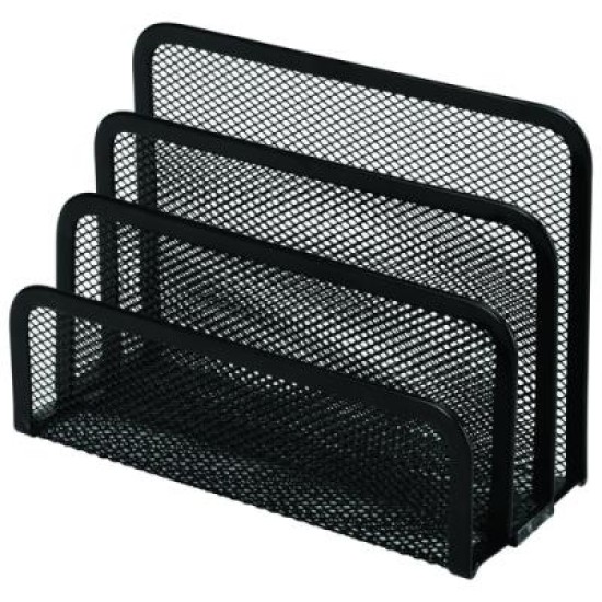 ESSELTE METAL MESH VERTICAL SORTER BLACK