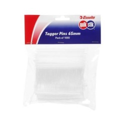 QUIKSTIK FINE TAGGER PINS 65MM PACK 1000
