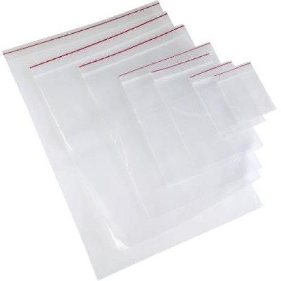ESSELTE ZIP LOCK BAGS 155X230MM 