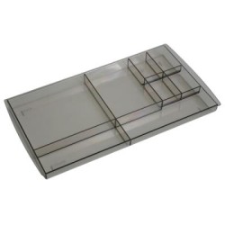 ESSELTE NOUVEAU DRAWER TIDY SMOKE