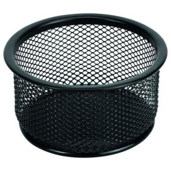 ESSELTE METAL MESH PAPER CLIP HOLD BLK