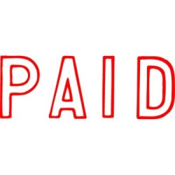 XSTAMPER CX-BN 1005 PAID RED