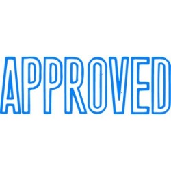 XSTAMPER CX-BN 1008 APPROVED BLUE