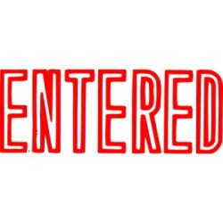 XSTAMPER CX-BN 1021 ENTERED RED
