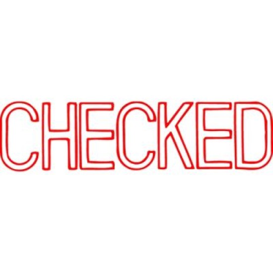 XSTAMPER CX-BN 1038 CHECKED RED