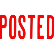 XSTAMPER CX-BN 1047 POSTED RED