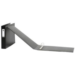 MARBIG RINGBINDER DLX A3 38MM L/C 3D PVC BLK