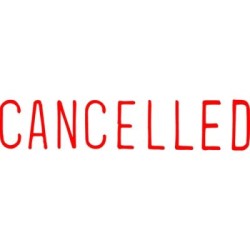 XSTAMPER CX-BN 1119 CANCELLED RED