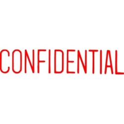 XSTAMPER CX-BN 1130 CONFIDENTIAL RED