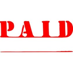XSTAMPER CX-BN 1221 PAID RED
