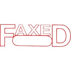 XSTAMPER CX-BN 1350 FAXED/DATE RED