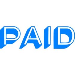XSTAMPER CX-BN 1357 PAID BLUE