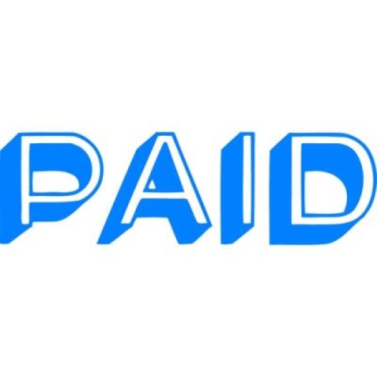 XSTAMPER CX-BN 1357 PAID BLUE