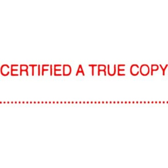 XSTAMPER CX-BN 1541 CERT.TRUE COPY RED