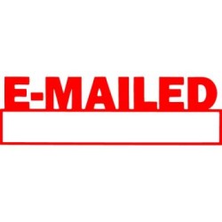XSTAMPER CX-BN 1650 EMAILED/DATE RED