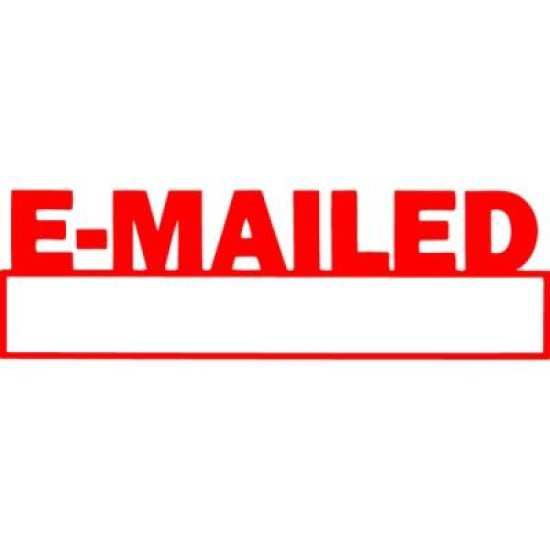 XSTAMPER CX-BN 1650 EMAILED/DATE RED