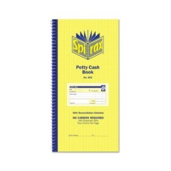 SPIRAX 552 PETTY CASH BOOK NCR S/O