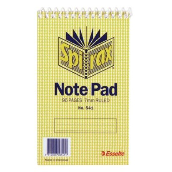 SPIRAX 541 NOTEBOOK T/O 96P 147X87MM