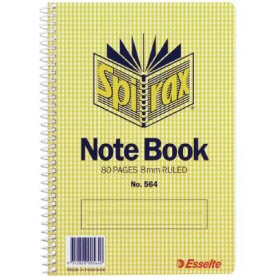 SPIRAX 564 NOTE BOOK S/O 80 PAGES