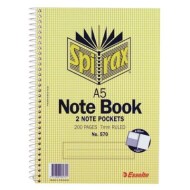 SPIRAX 570 NOTEBOOK POCKET A5 S/O 200PG