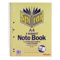 SPIRAX 605 2 SUBJECT A4 S/O 250 PAGES