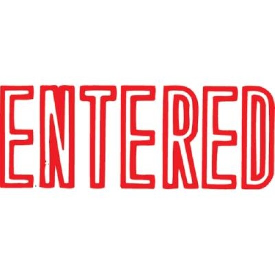 XSTAMPER VX-B 1021 ENTERED HANGSELL RED