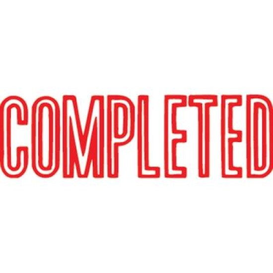 XSTAMPER VX-B 1026 COMPLETED HS RED