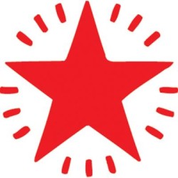 XSTAMPER VX-E 11365 TWINKLE STAR HS RED
