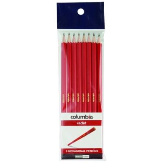 COLUMBIA PENCIL CADET HEX HB PK8