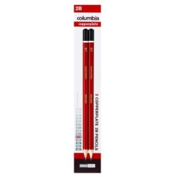 COLUMBIA PENCIL COPPERPLATE HEX 2B CARD2