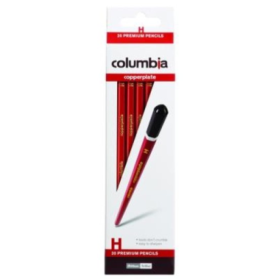 COLUMBIA PENCIL COPPERPLATE HEX H 