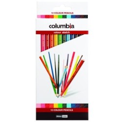 COLUMBIA PENCIL COLOURSKETCH ASS PK12