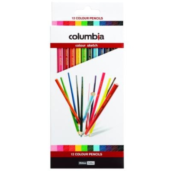 COLUMBIA PENCIL COLOURSKETCH ASS PK12