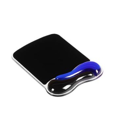 KENSINGTON GEL MOUSE PAD- BLUE/BLACK