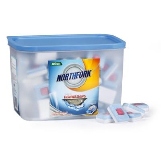 NORTHFORK DISHWASHING TABLETS ALL IN ONE TUB100
