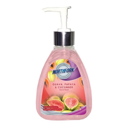 NORTHFORK LIQ H/WASH GUAVA PAPAYA CUCUMBR 250ML