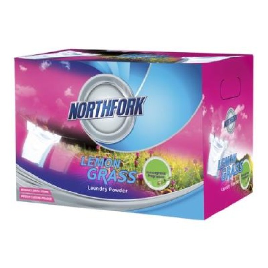 NORTHFORK 15KG LAUNDRY POWDER LEMONGRASS BLUE