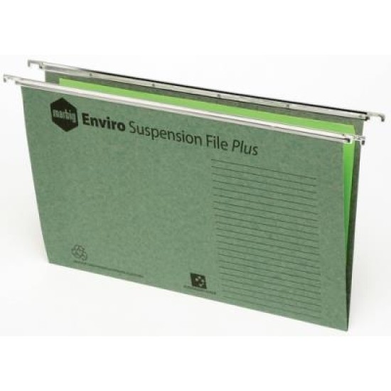 MARBIG® ENVIRO SUSPENSION FILES COMPLETE KRAFT W/NYLON RUNNERS BOX 50