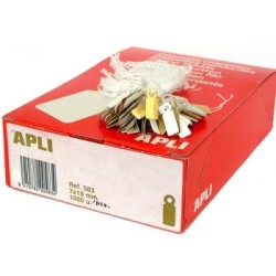 APLI  STRUNG TICKETS 7X19MM WH 1000