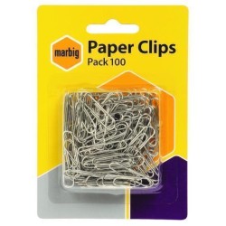 MARBIG PAPER CLIPS CHROME MARBIG PAPER CLIPS CHROME