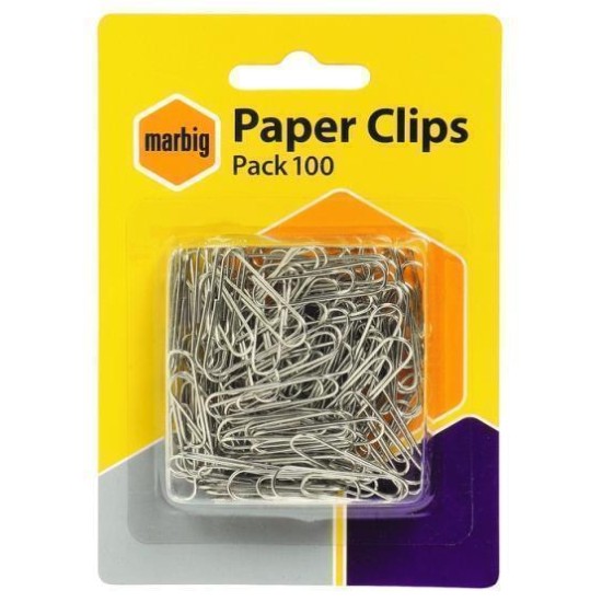 MARBIG PAPER CLIPS CHROME